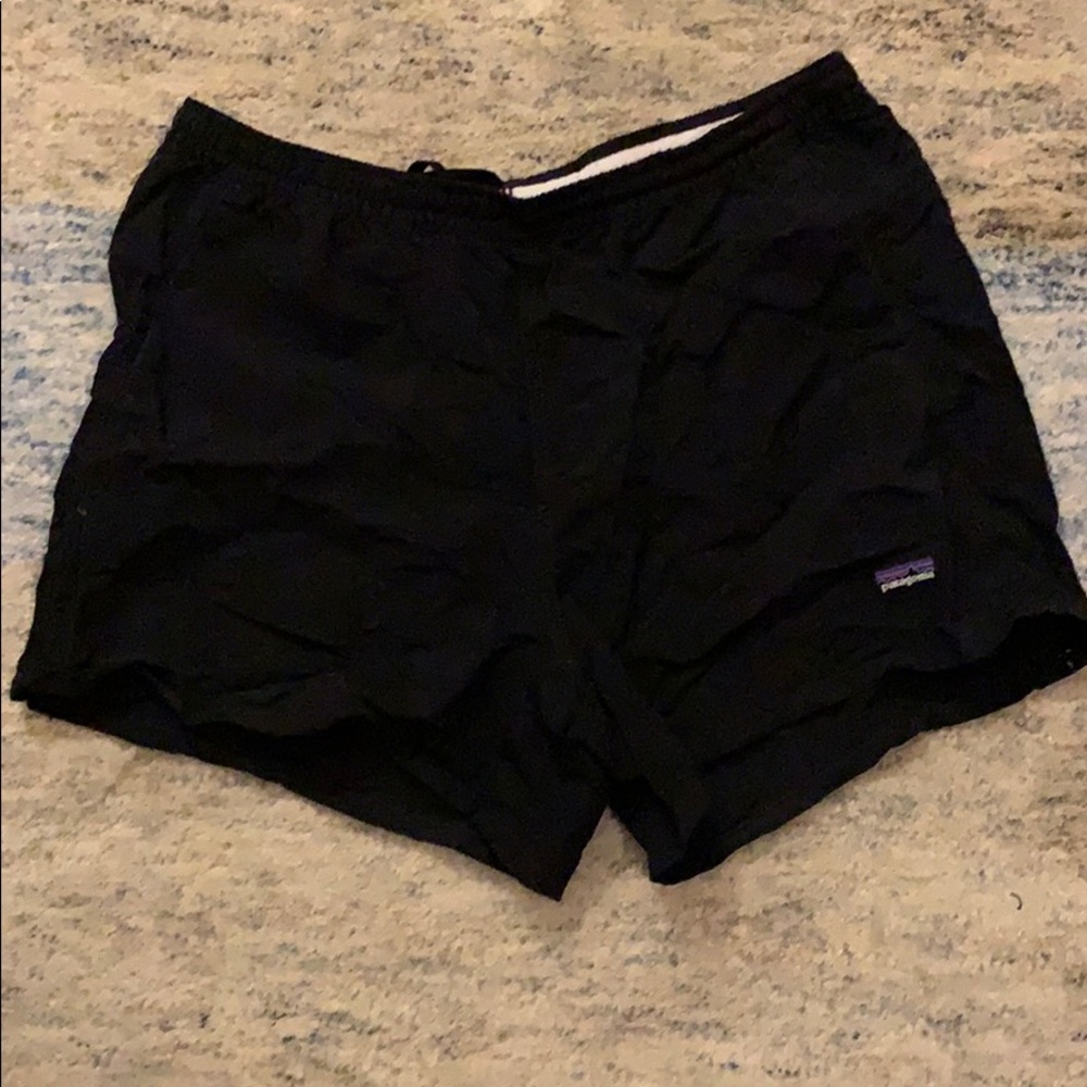 Women’s black Patagonia baggies